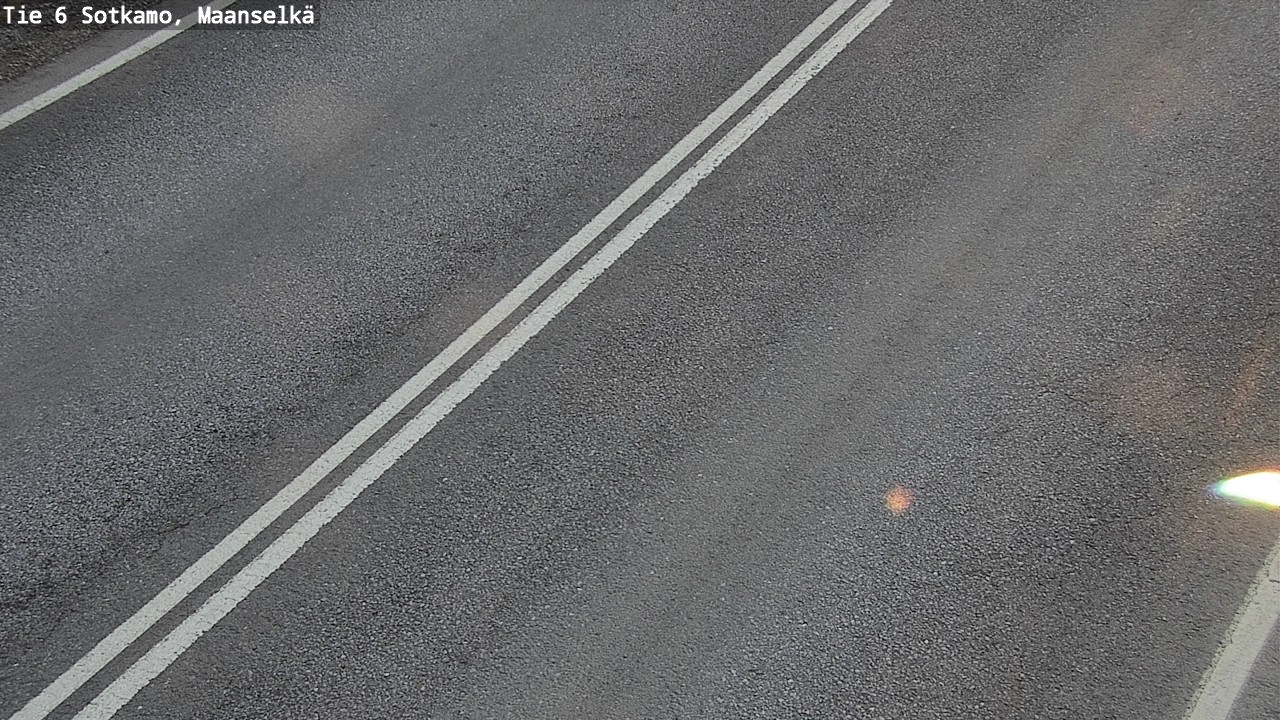 Weather Camera Image Väg 6 Sotkamo, Maanselkä, Sotkamo, Kainuu