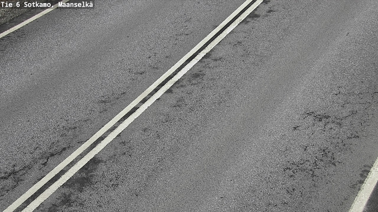 Weather Camera Image Väg 6 Sotkamo, Maanselkä, Sotkamo, Kainuu