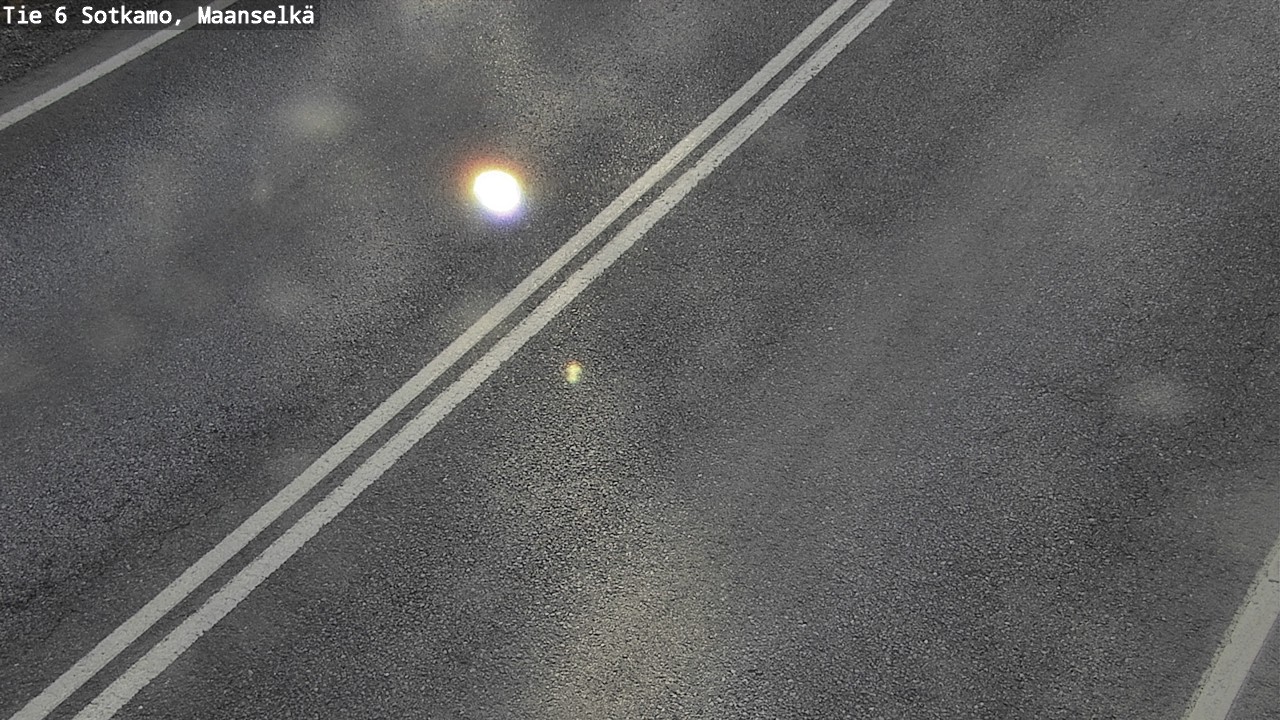 Weather Camera Image Väg 6 Sotkamo, Maanselkä, Sotkamo, Kainuu