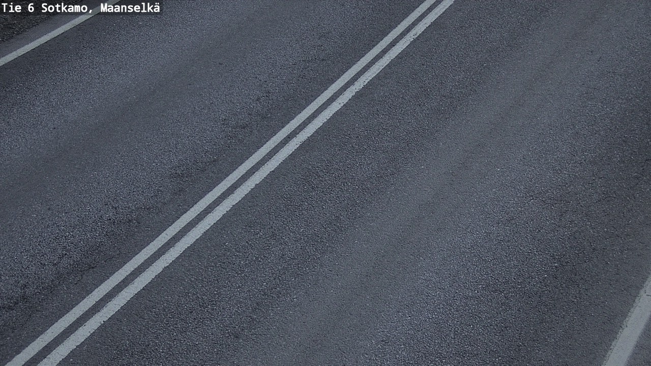 Weather Camera Image Väg 6 Sotkamo, Maanselkä, Sotkamo, Kainuu