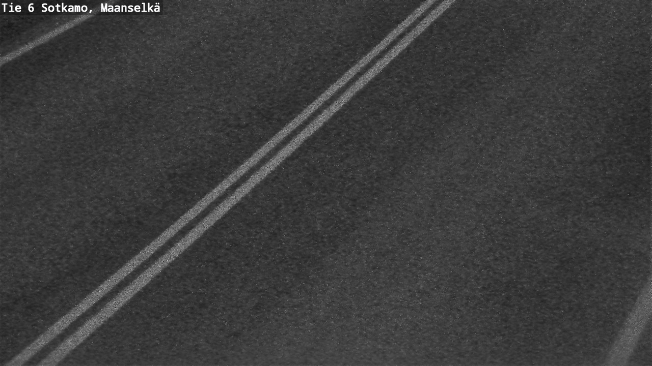 Weather Camera Image Väg 6 Sotkamo, Maanselkä, Sotkamo, Kainuu