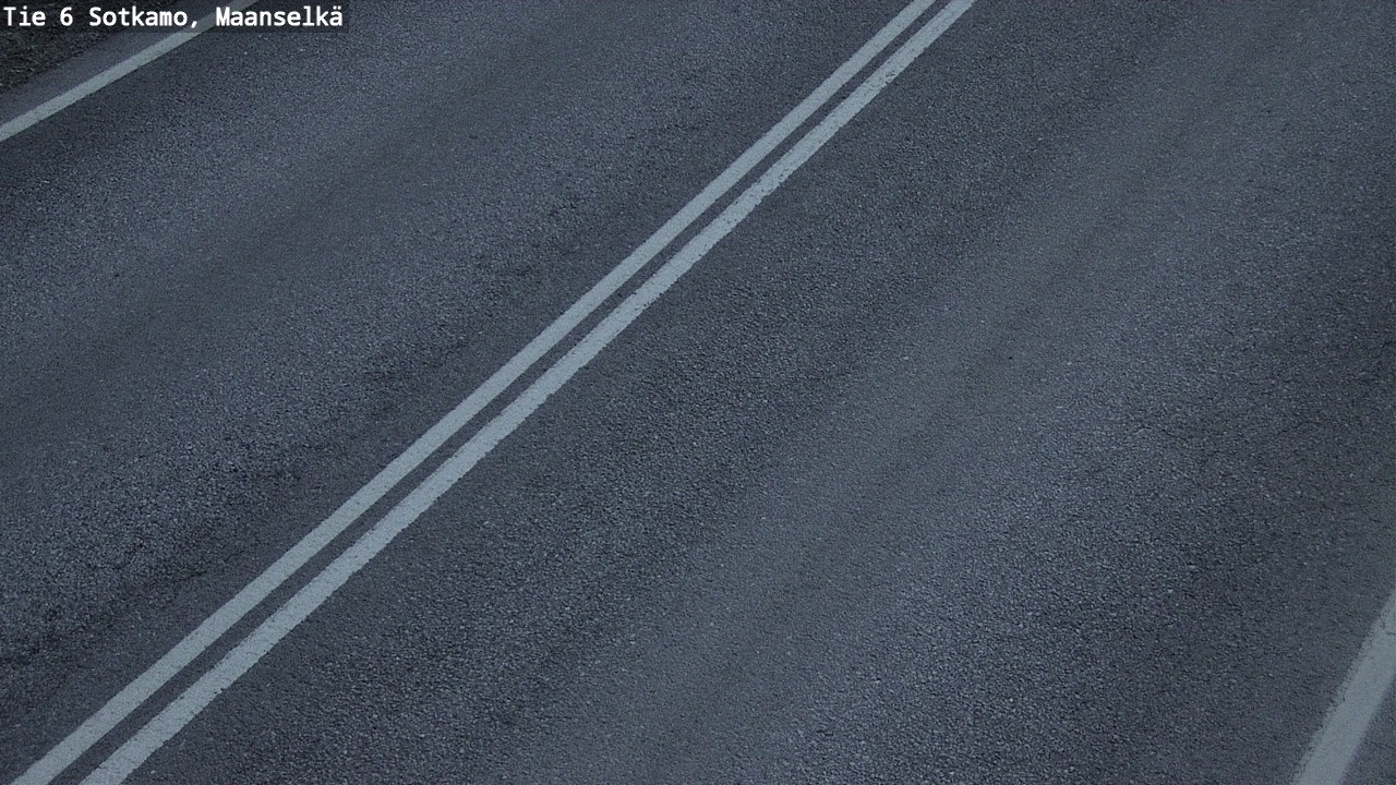 Weather Camera Image Väg 6 Sotkamo, Maanselkä, Sotkamo, Kainuu