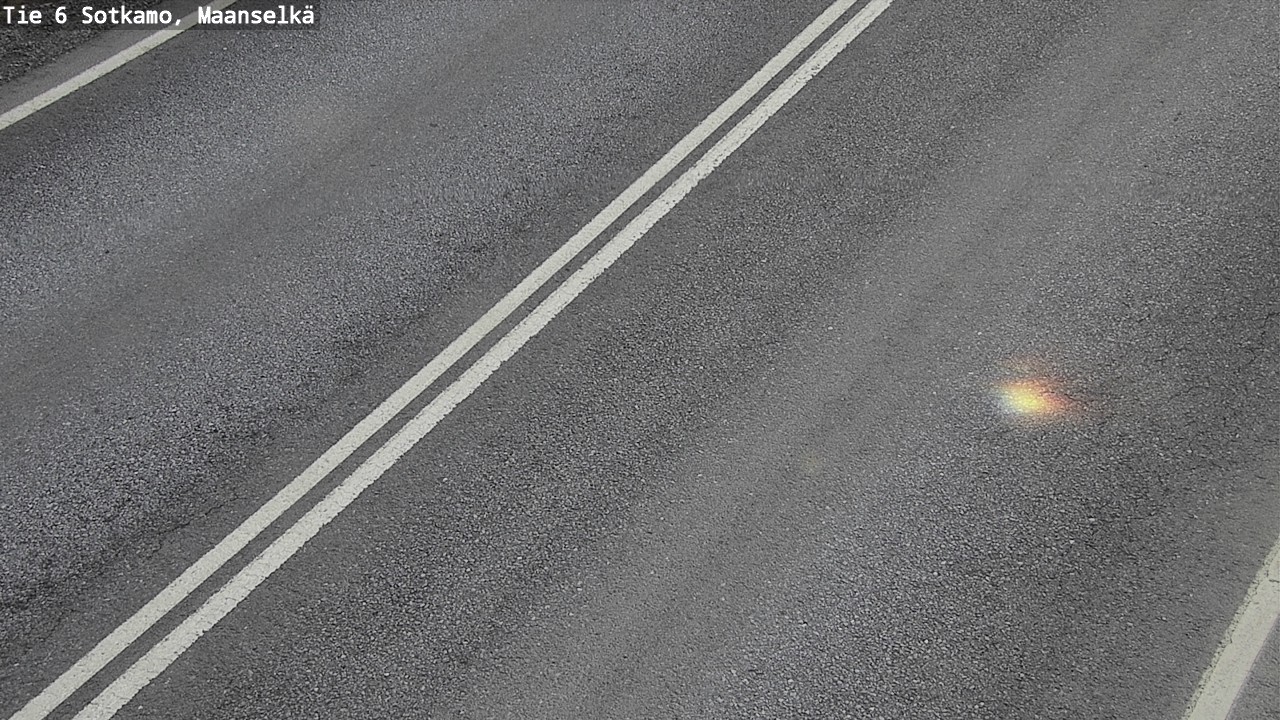 Weather Camera Image Väg 6 Sotkamo, Maanselkä, Sotkamo, Kainuu