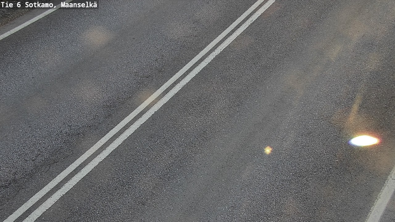 Weather Camera Image Väg 6 Sotkamo, Maanselkä, Sotkamo, Kainuu