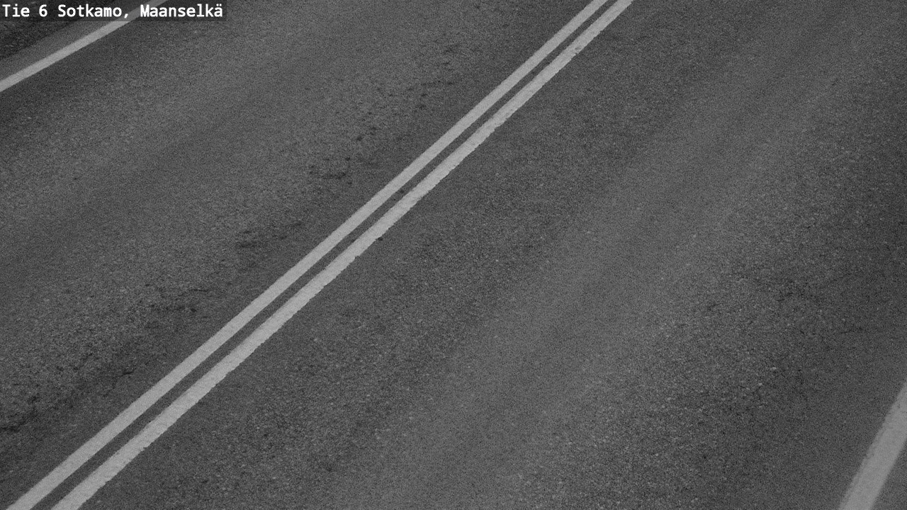 Weather Camera Image Väg 6 Sotkamo, Maanselkä, Sotkamo, Kainuu