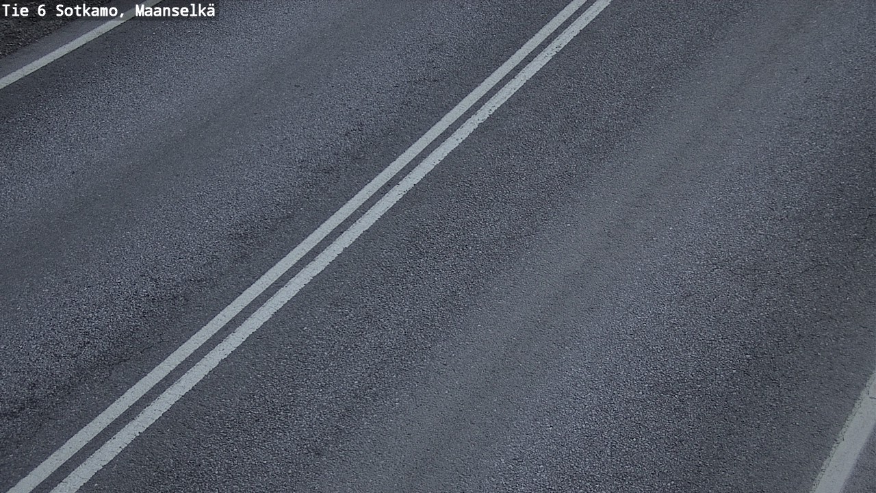 Weather Camera Image Väg 6 Sotkamo, Maanselkä, Sotkamo, Kainuu