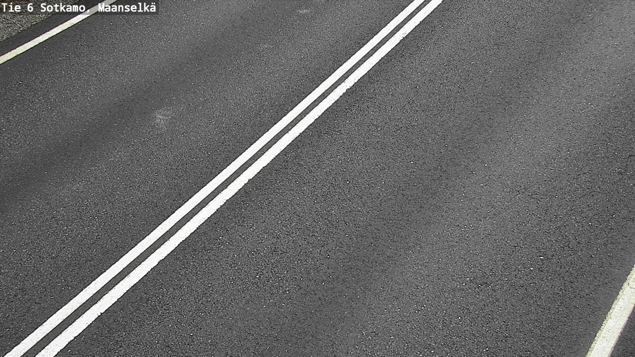 Weather Camera Image Väg 6 Sotkamo, Maanselkä, Sotkamo, Kainuu