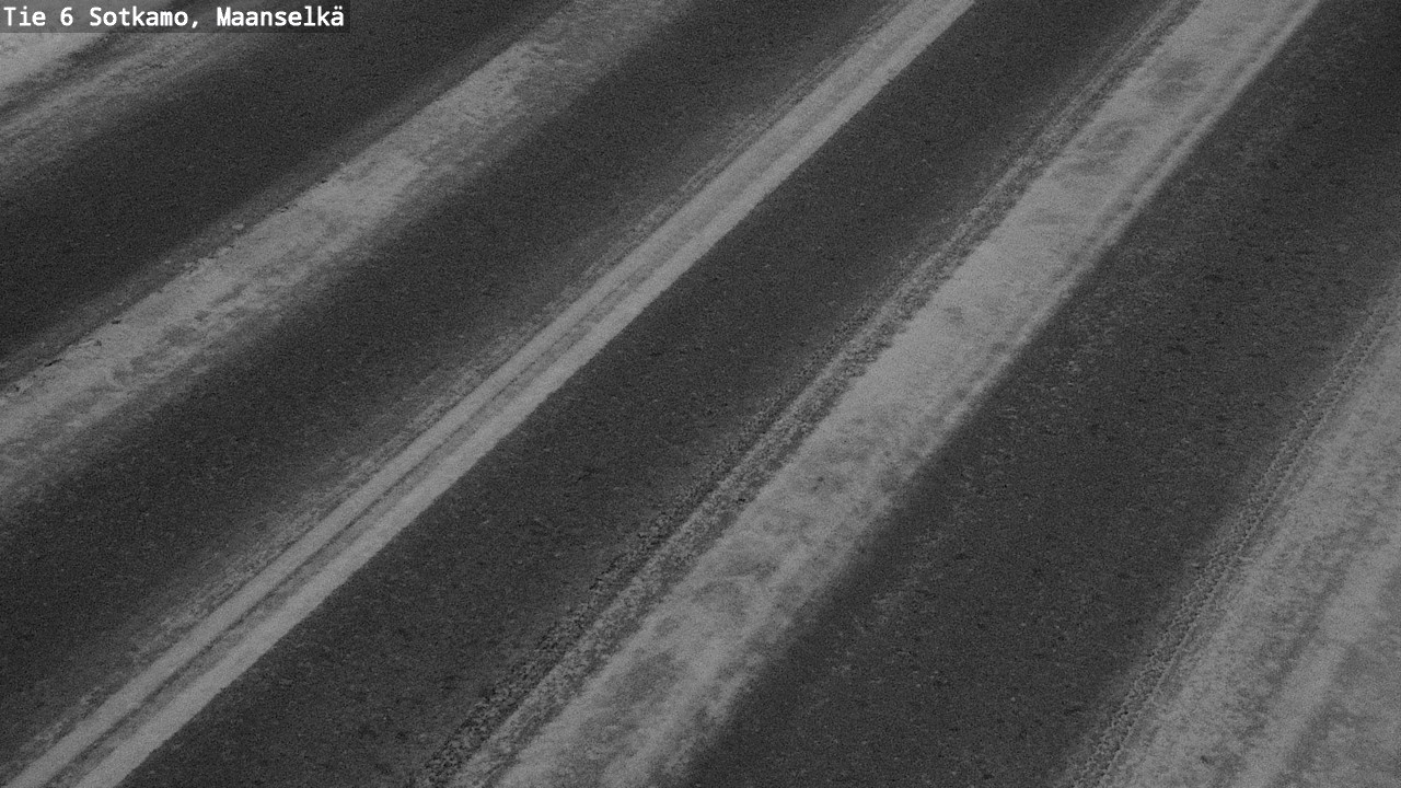Weather Camera Image Väg 6 Sotkamo, Maanselkä, Sotkamo, Kainuu