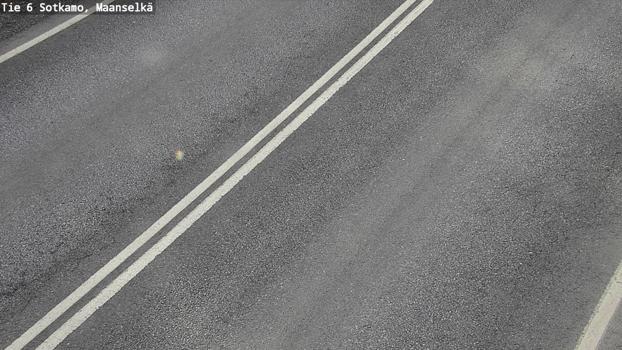 Weather Camera Image Väg 6 Sotkamo, Maanselkä, Sotkamo, Kainuu