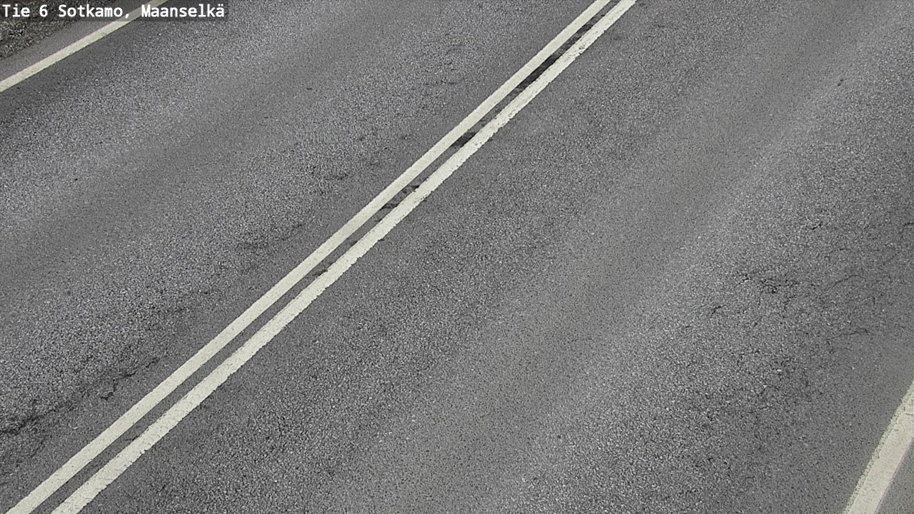 Weather Camera Image Väg 6 Sotkamo, Maanselkä, Sotkamo, Kainuu