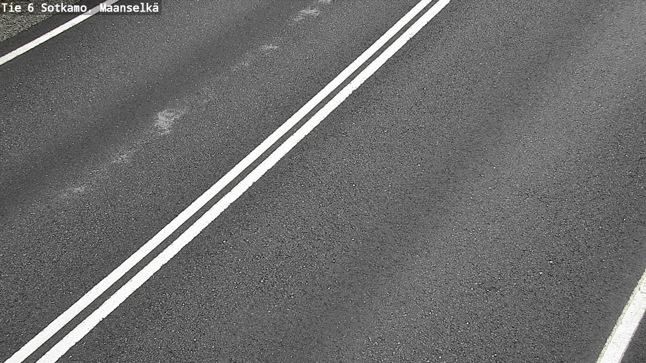 Weather Camera Image Väg 6 Sotkamo, Maanselkä, Sotkamo, Kainuu
