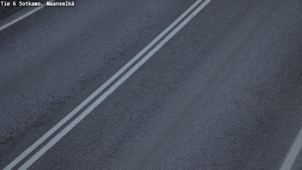Weather Camera Image Väg 6 Sotkamo, Maanselkä, Sotkamo, Kainuu