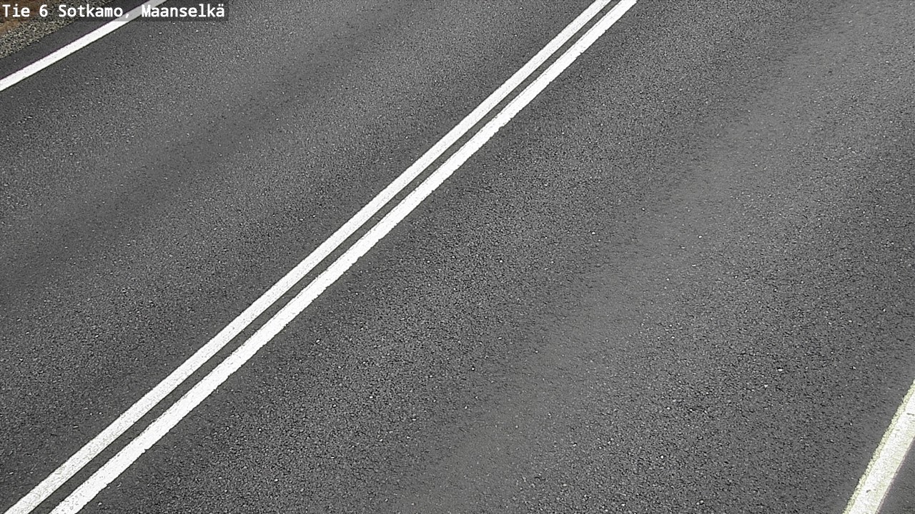 Weather Camera Image Väg 6 Sotkamo, Maanselkä, Sotkamo, Kainuu