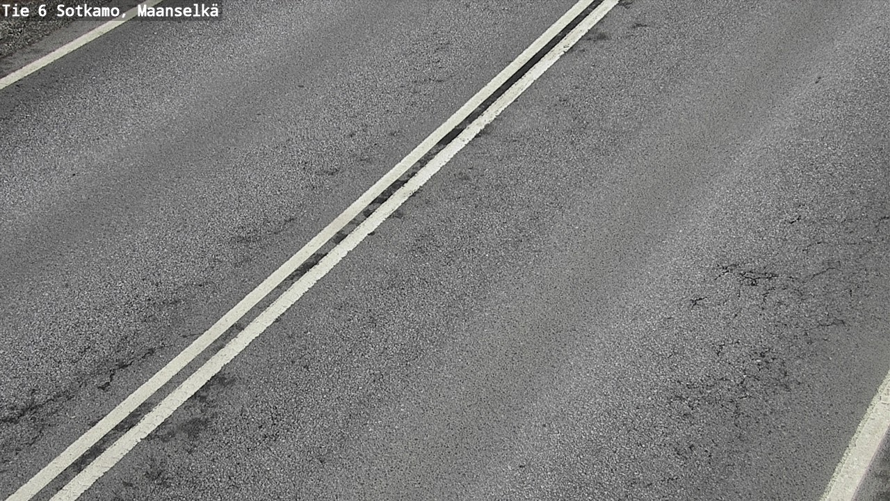 Weather Camera Image Väg 6 Sotkamo, Maanselkä, Sotkamo, Kainuu