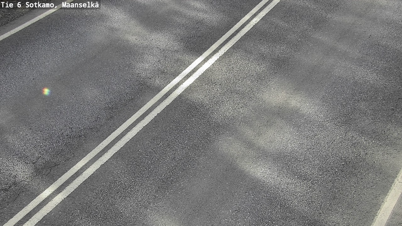 Weather Camera Image Väg 6 Sotkamo, Maanselkä, Sotkamo, Kainuu
