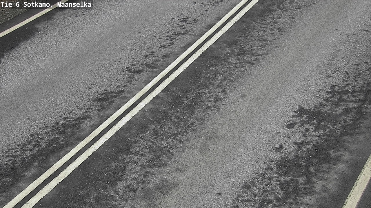 Weather Camera Image Väg 6 Sotkamo, Maanselkä, Sotkamo, Kainuu
