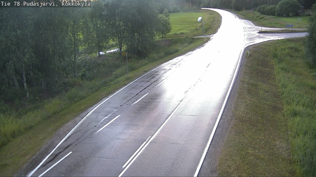 Kelikamerat Kuva Tie 78 Pudasjärvi, Kokkokylä, Pudasjärvi, Pohjois-Pohjanmaa