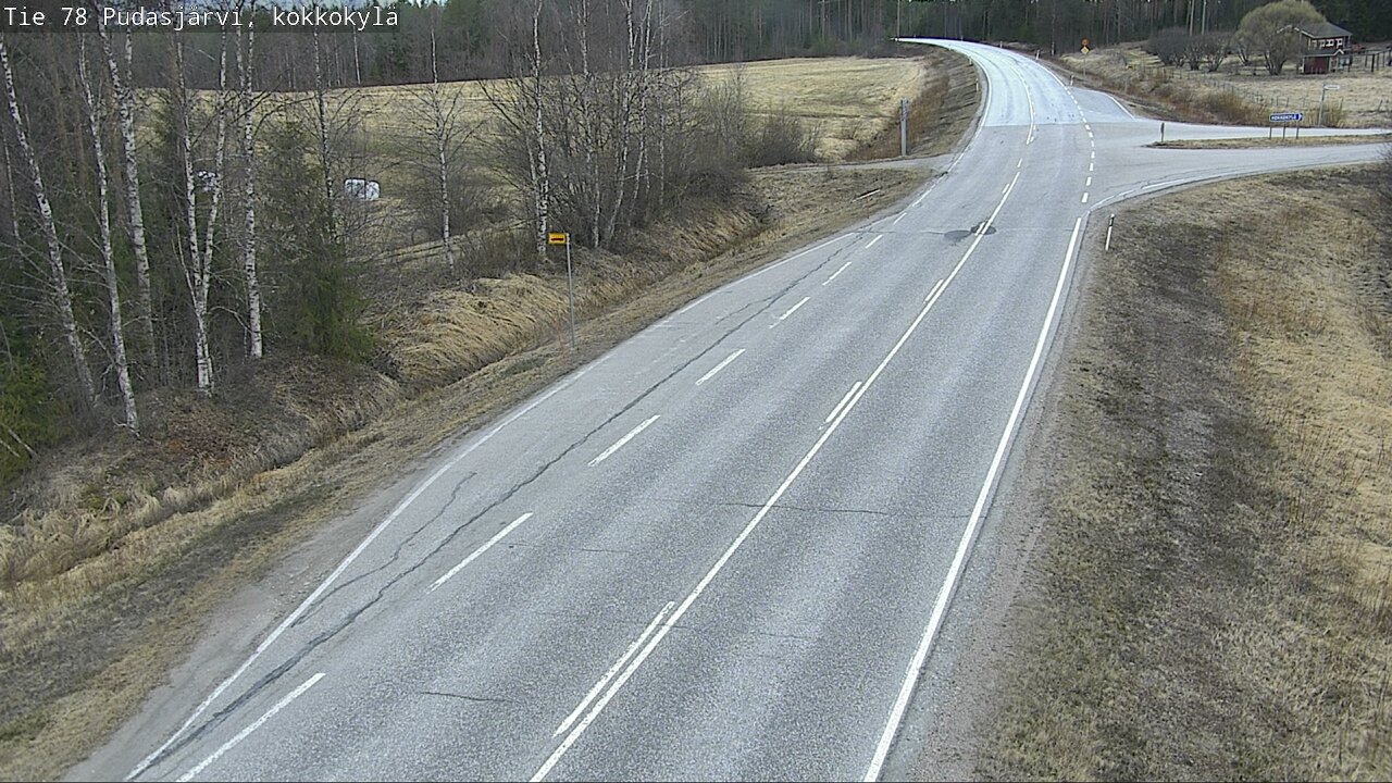 Kelikamerat Kuva Tie 78 Pudasjärvi, Kokkokylä, Pudasjärvi, Pohjois-Pohjanmaa