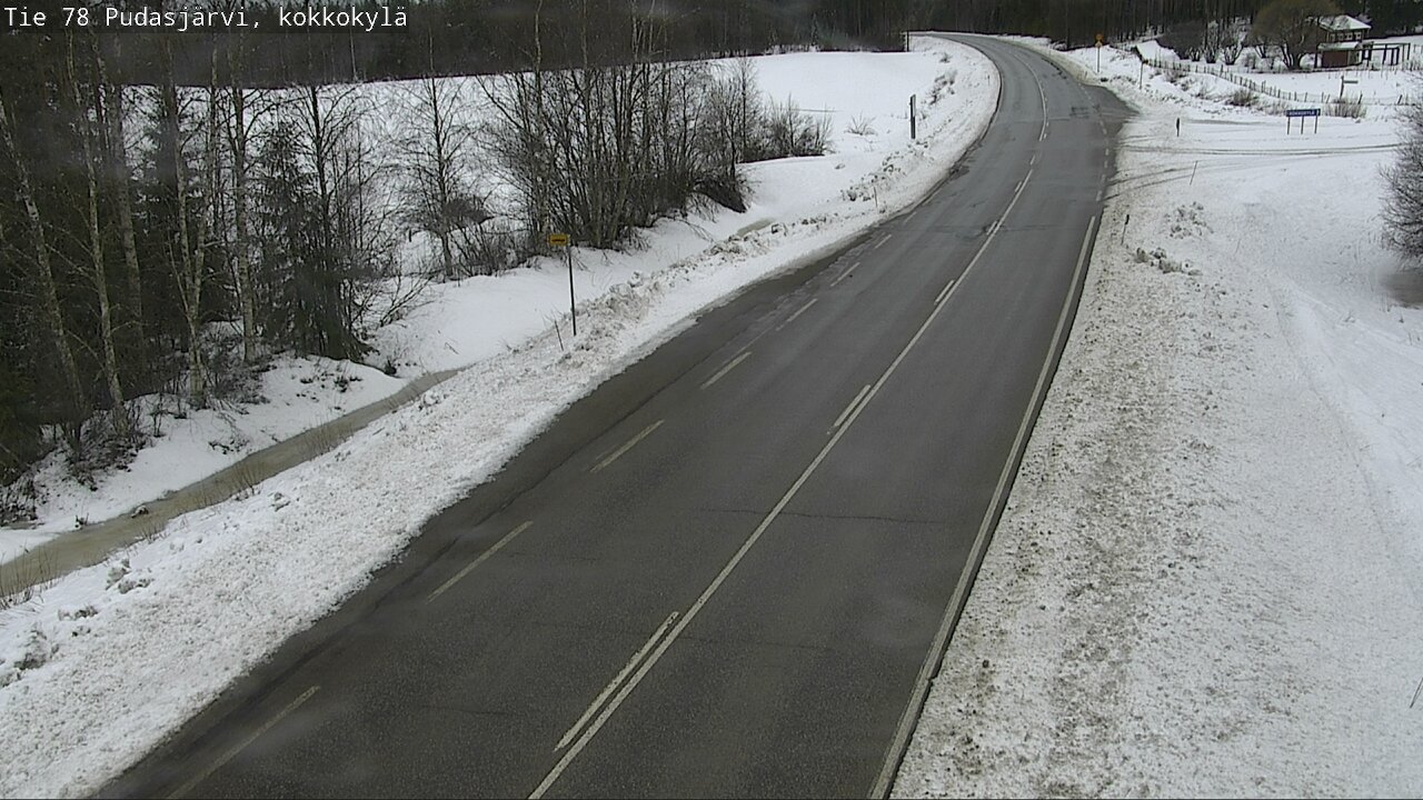 Kelikamerat Kuva Tie 78 Pudasjärvi, Kokkokylä, Pudasjärvi, Pohjois-Pohjanmaa