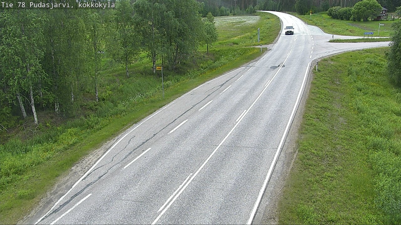 Kelikamerat Kuva Tie 78 Pudasjärvi, Kokkokylä, Pudasjärvi, Pohjois-Pohjanmaa