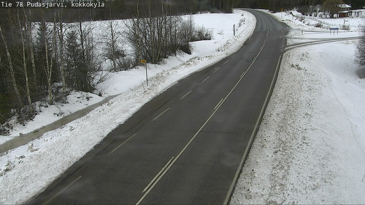 Kelikamerat Kuva Tie 78 Pudasjärvi, Kokkokylä, Pudasjärvi, Pohjois-Pohjanmaa