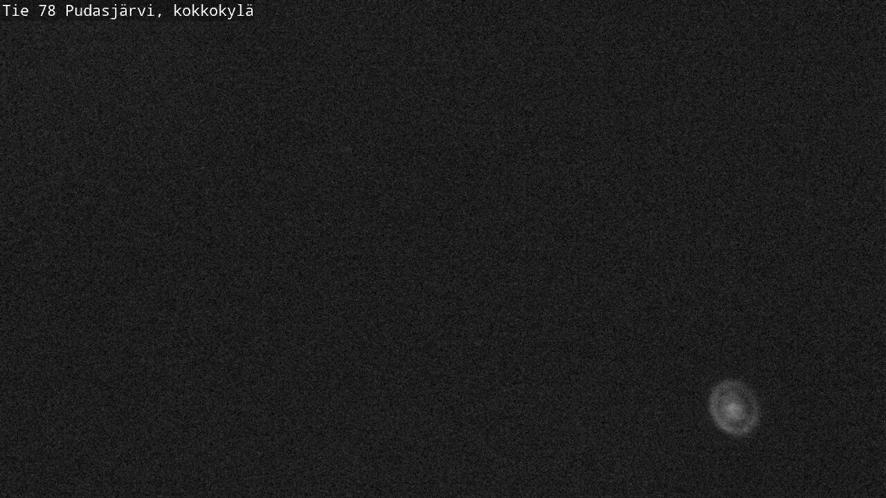 Weather Camera Image Road 78 Pudasjärvi, Kokkokylä, Pudasjärvi, Pohjois-Pohjanmaa