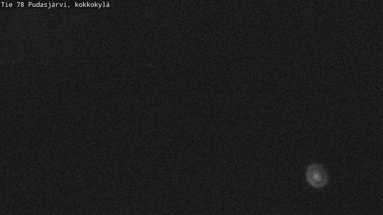 Weather Camera Image Road 78 Pudasjärvi, Kokkokylä, Pudasjärvi, Pohjois-Pohjanmaa