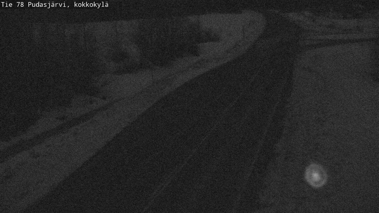 Weather Camera Image Road 78 Pudasjärvi, Kokkokylä, Pudasjärvi, Pohjois-Pohjanmaa