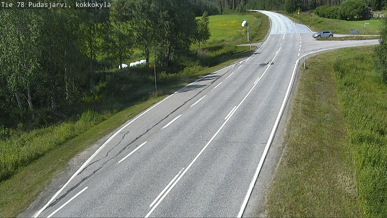 Kelikamerat Kuva Tie 78 Pudasjärvi, Kokkokylä, Pudasjärvi, Pohjois-Pohjanmaa