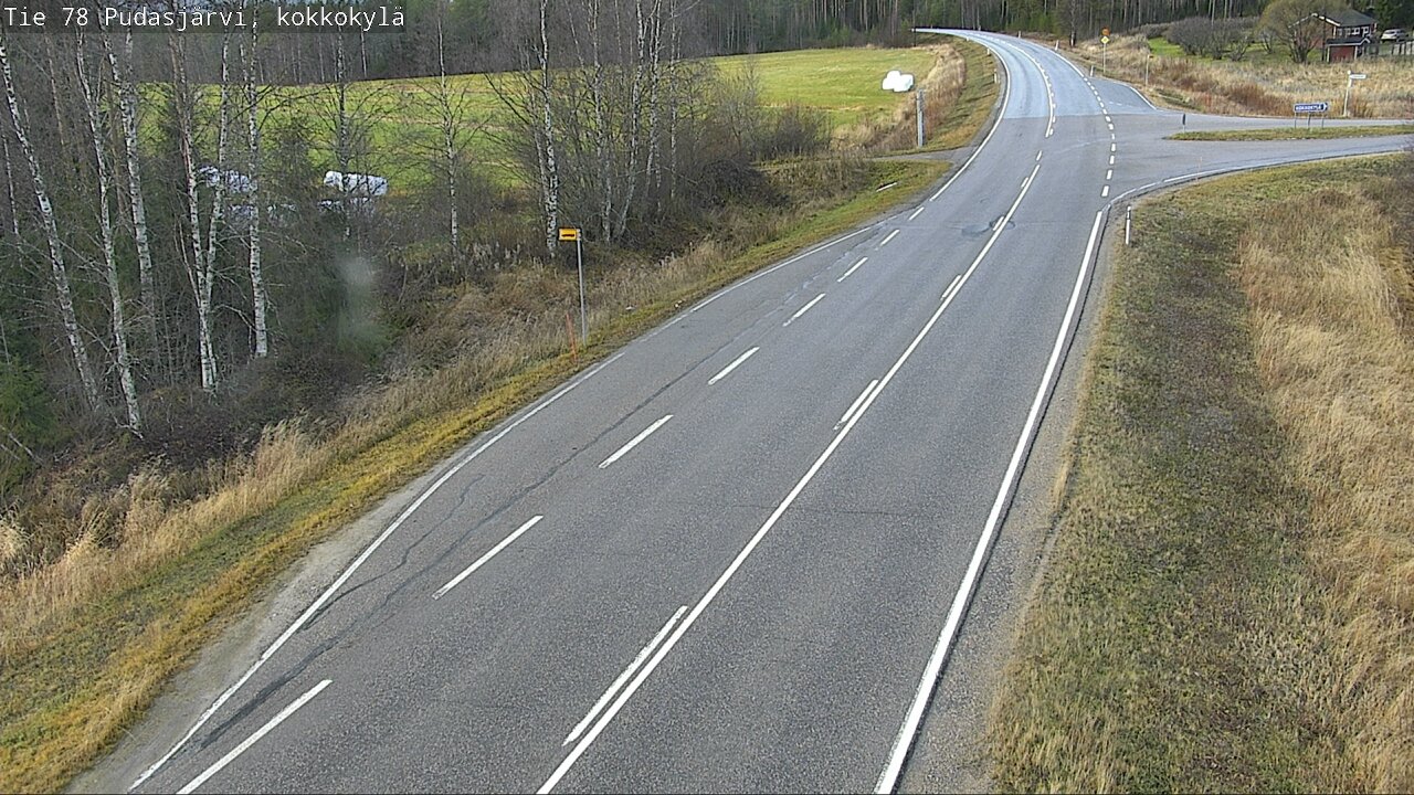 Kelikamerat Kuva Tie 78 Pudasjärvi, Kokkokylä, Pudasjärvi, Pohjois-Pohjanmaa