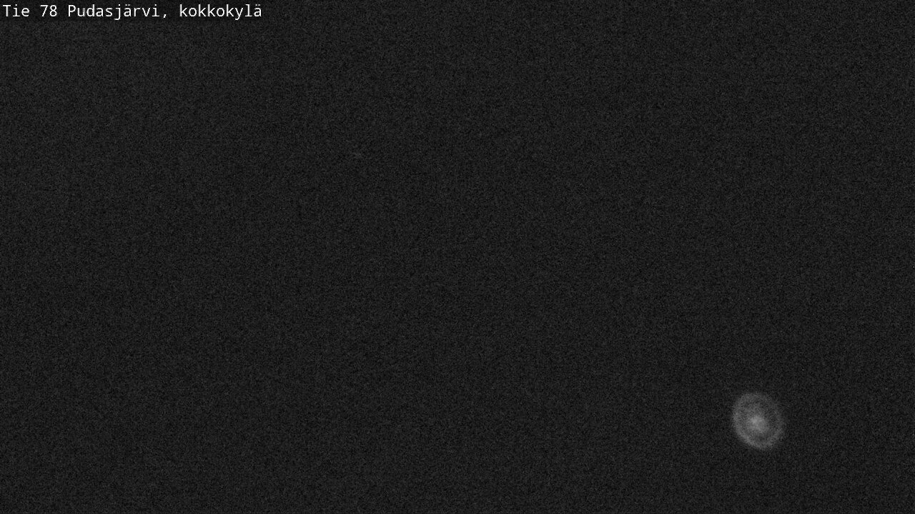 Weather Camera Image Road 78 Pudasjärvi, Kokkokylä, Pudasjärvi, Pohjois-Pohjanmaa