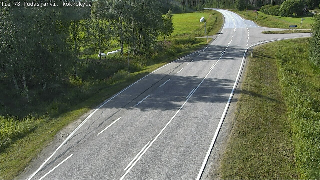 Kelikamerat Kuva Tie 78 Pudasjärvi, Kokkokylä, Pudasjärvi, Pohjois-Pohjanmaa