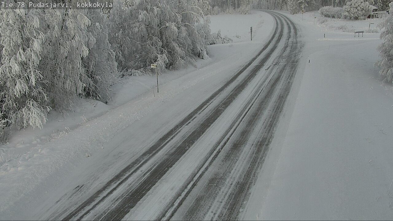 Kelikamerat Kuva Tie 78 Pudasjärvi, Kokkokylä, Pudasjärvi, Pohjois-Pohjanmaa