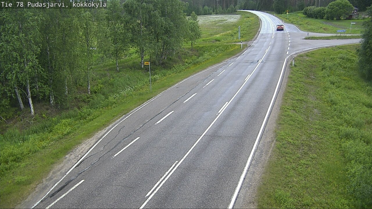 Kelikamerat Kuva Tie 78 Pudasjärvi, Kokkokylä, Pudasjärvi, Pohjois-Pohjanmaa