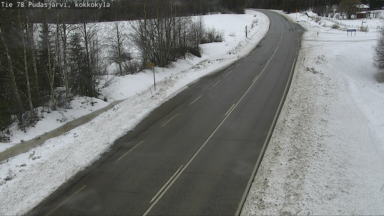 Kelikamerat Kuva Tie 78 Pudasjärvi, Kokkokylä, Pudasjärvi, Pohjois-Pohjanmaa