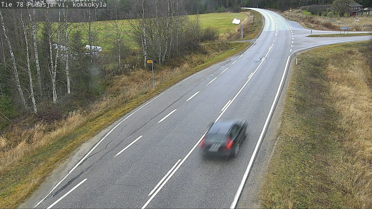 Kelikamerat Kuva Tie 78 Pudasjärvi, Kokkokylä, Pudasjärvi, Pohjois-Pohjanmaa