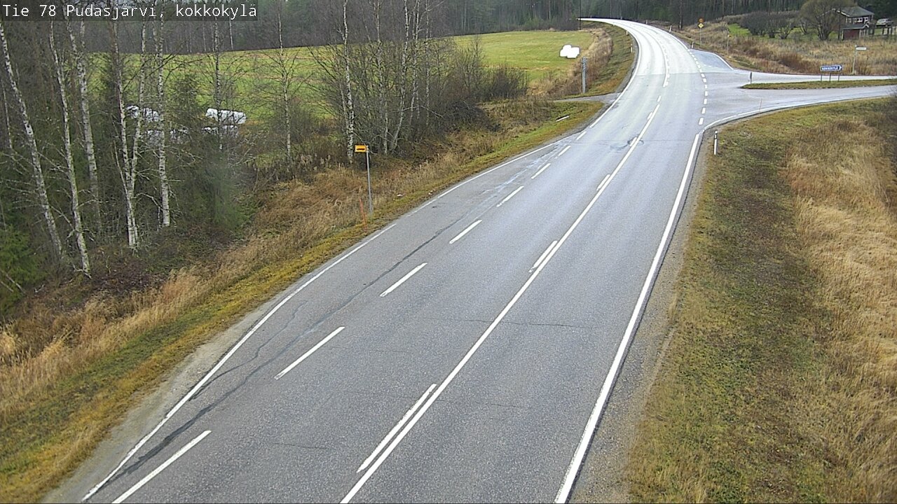 Kelikamerat Kuva Tie 78 Pudasjärvi, Kokkokylä, Pudasjärvi, Pohjois-Pohjanmaa