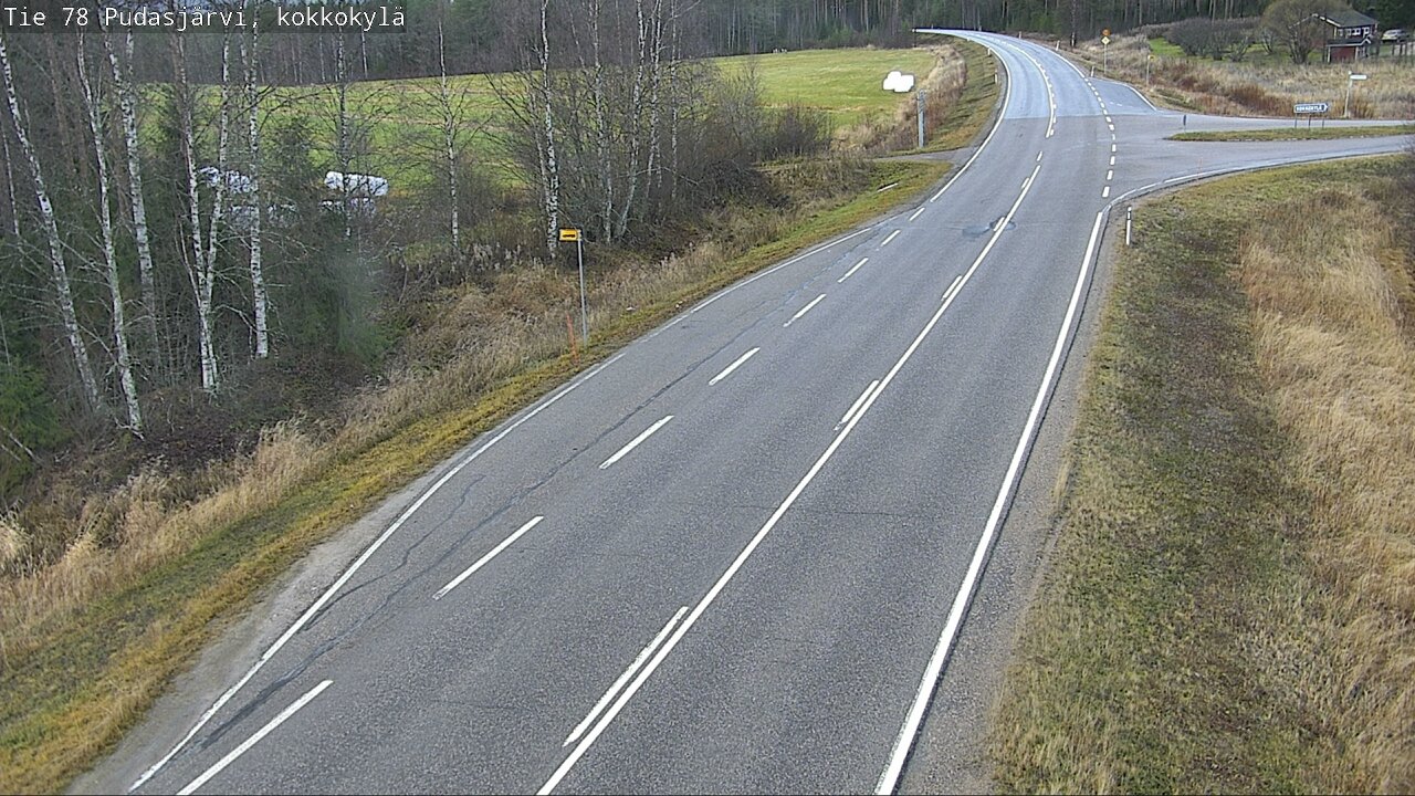 Kelikamerat Kuva Tie 78 Pudasjärvi, Kokkokylä, Pudasjärvi, Pohjois-Pohjanmaa