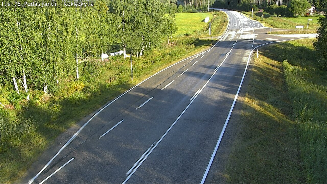 Kelikamerat Kuva Tie 78 Pudasjärvi, Kokkokylä, Pudasjärvi, Pohjois-Pohjanmaa