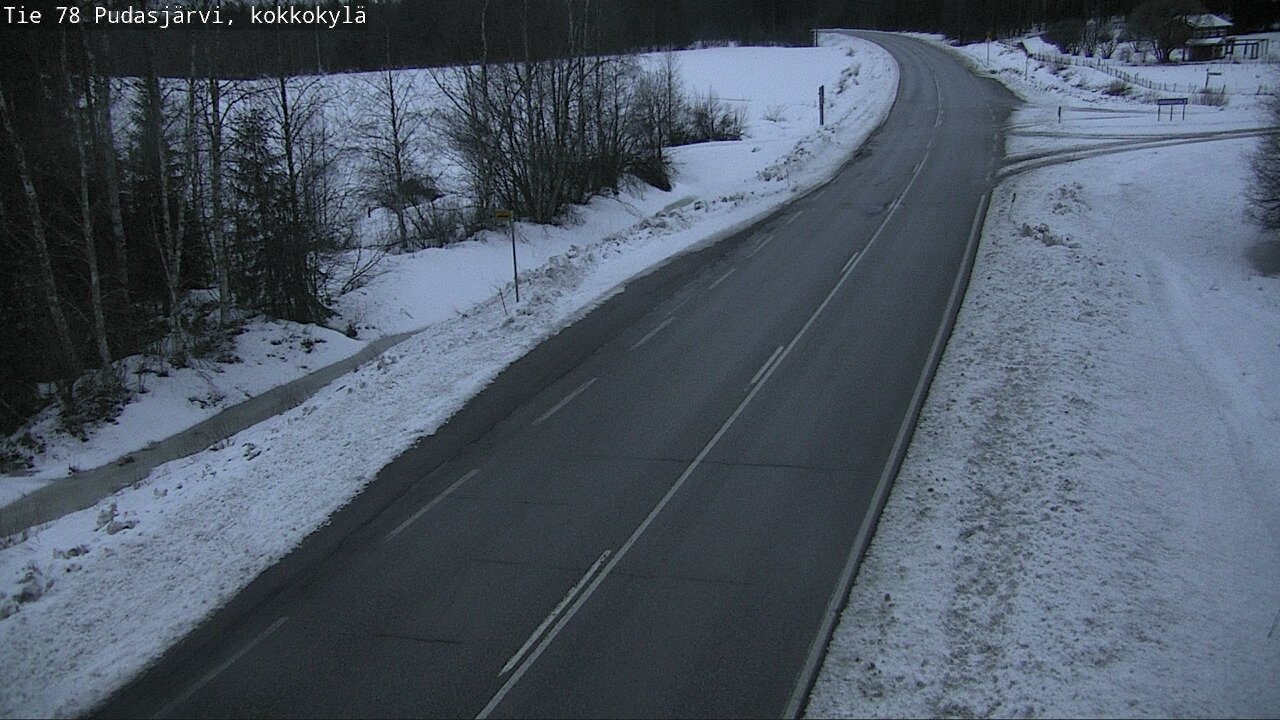 Kelikamerat Kuva Tie 78 Pudasjärvi, Kokkokylä, Pudasjärvi, Pohjois-Pohjanmaa