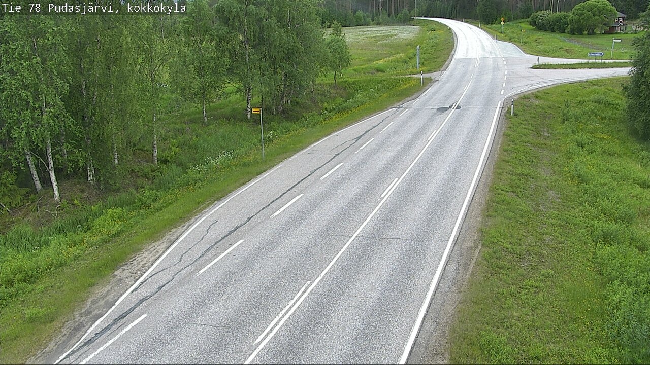Kelikamerat Kuva Tie 78 Pudasjärvi, Kokkokylä, Pudasjärvi, Pohjois-Pohjanmaa