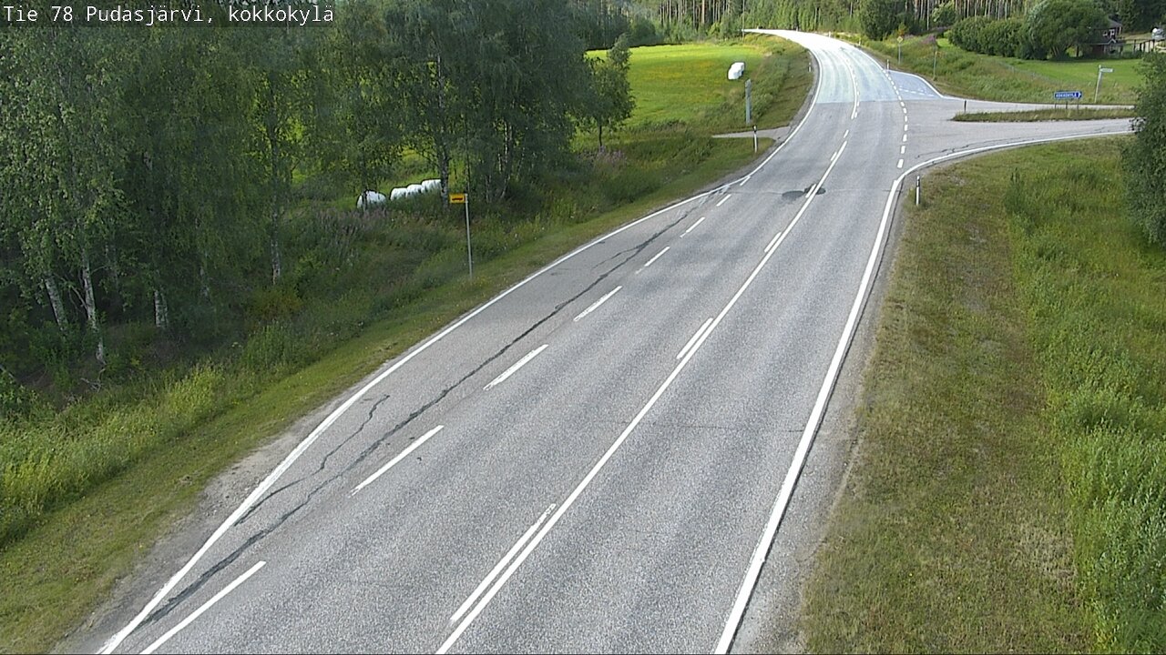 Kelikamerat Kuva Tie 78 Pudasjärvi, Kokkokylä, Pudasjärvi, Pohjois-Pohjanmaa