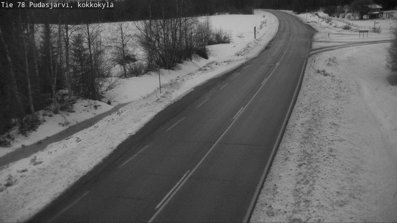 Kelikamerat Kuva Tie 78 Pudasjärvi, Kokkokylä, Pudasjärvi, Pohjois-Pohjanmaa