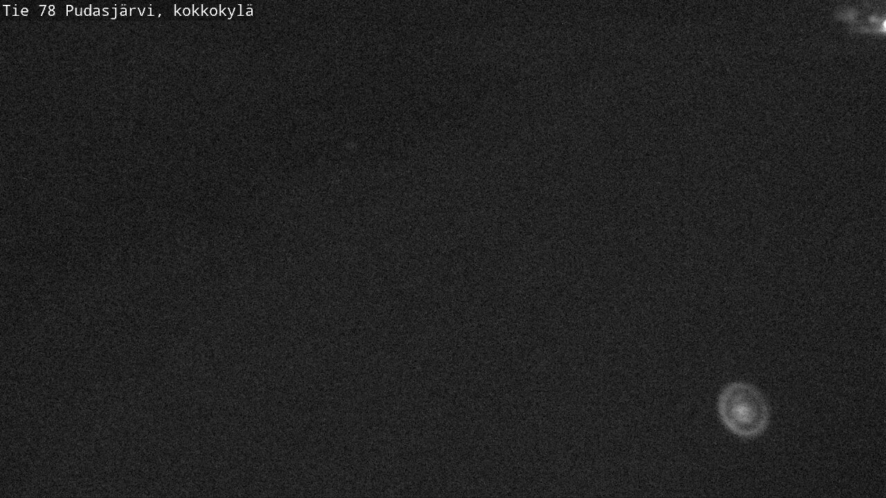 Weather Camera Image Väg 78 Pudasjärvi, Kokkokylä, Pudasjärvi, Pohjois-Pohjanmaa