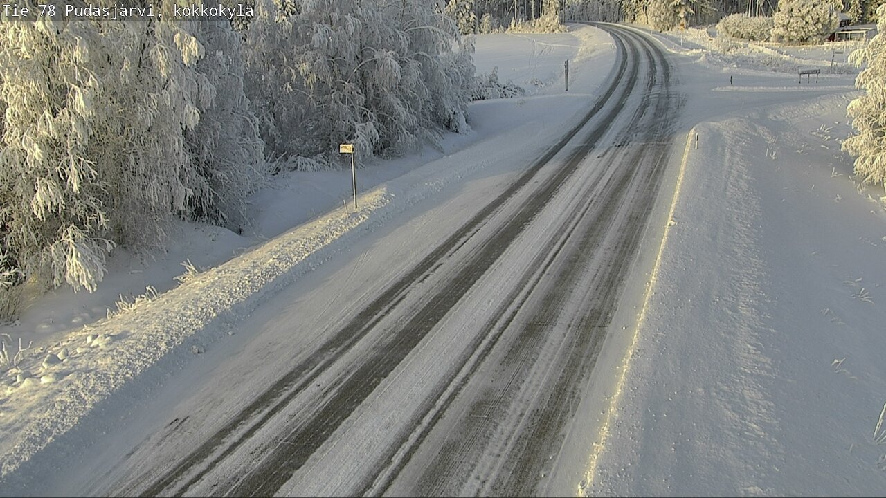 Kelikamerat Kuva Tie 78 Pudasjärvi, Kokkokylä, Pudasjärvi, Pohjois-Pohjanmaa