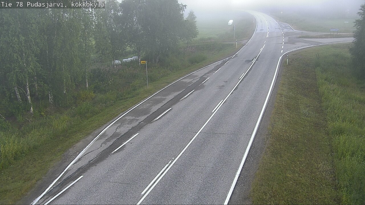 Kelikamerat Kuva Tie 78 Pudasjärvi, Kokkokylä, Pudasjärvi, Pohjois-Pohjanmaa