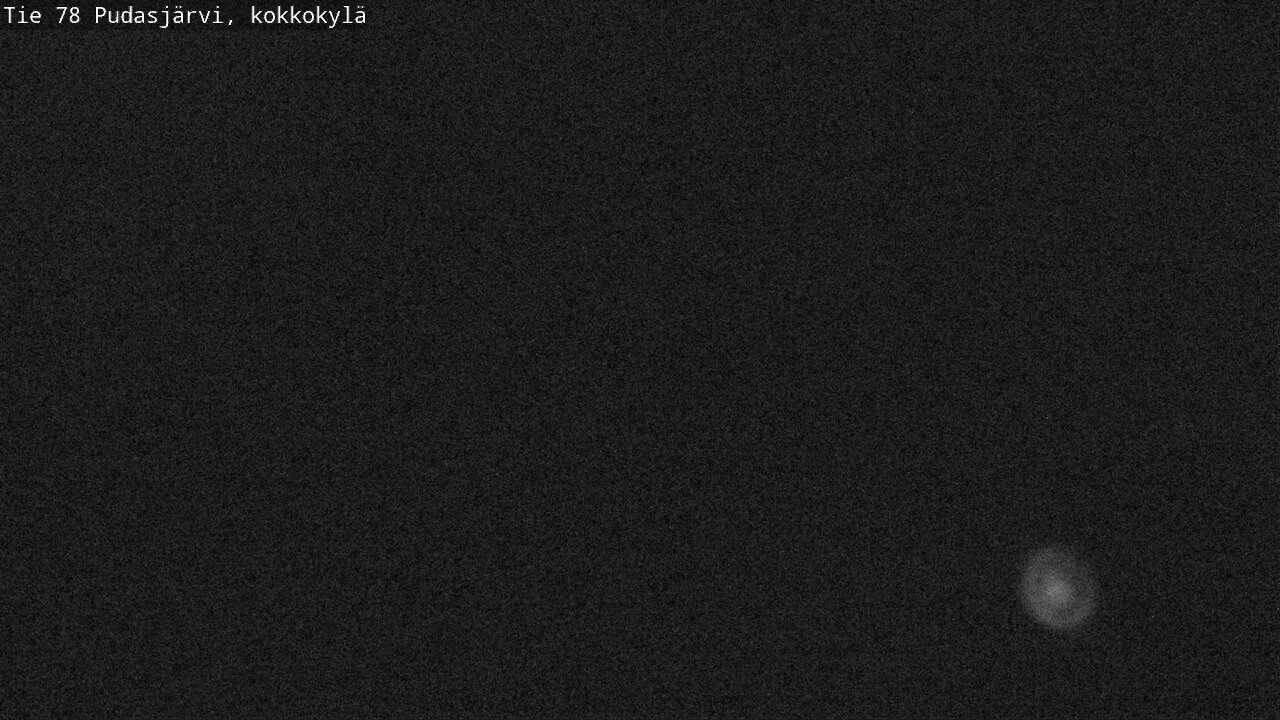 Weather Camera Image Road 78 Pudasjärvi, Kokkokylä, Pudasjärvi, Pohjois-Pohjanmaa