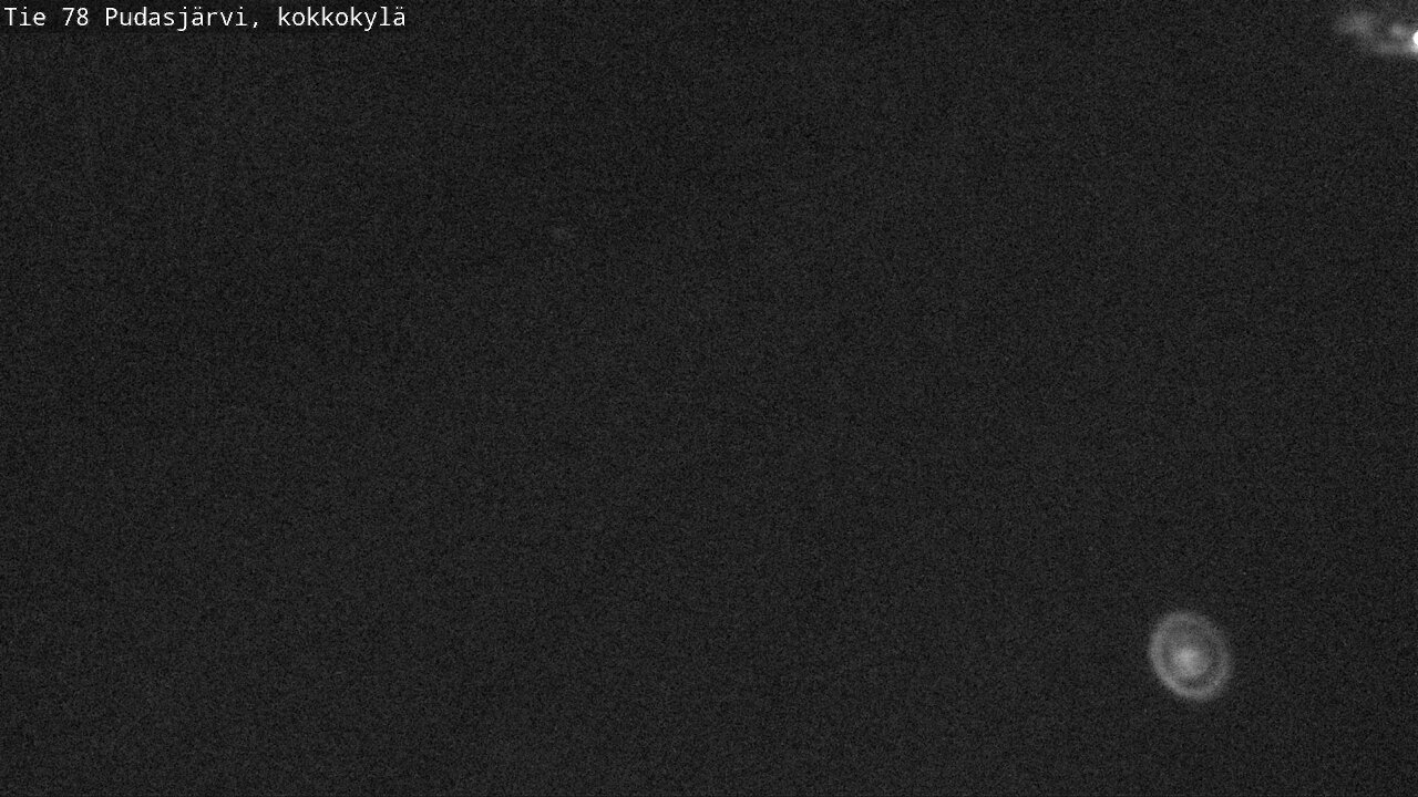 Weather Camera Image Väg 78 Pudasjärvi, Kokkokylä, Pudasjärvi, Pohjois-Pohjanmaa