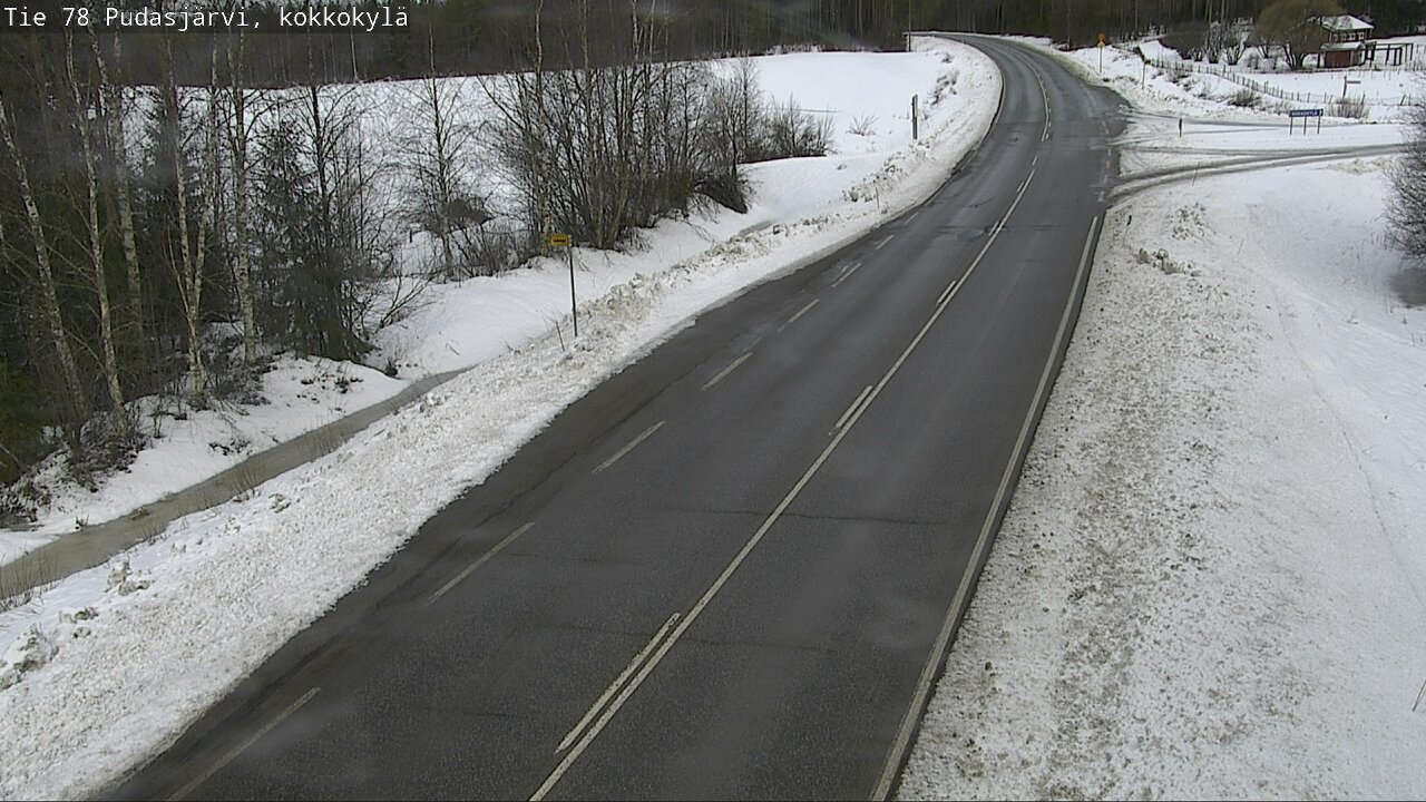 Kelikamerat Kuva Tie 78 Pudasjärvi, Kokkokylä, Pudasjärvi, Pohjois-Pohjanmaa