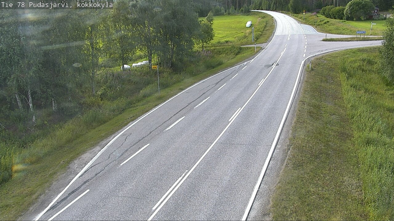 Kelikamerat Kuva Tie 78 Pudasjärvi, Kokkokylä, Pudasjärvi, Pohjois-Pohjanmaa